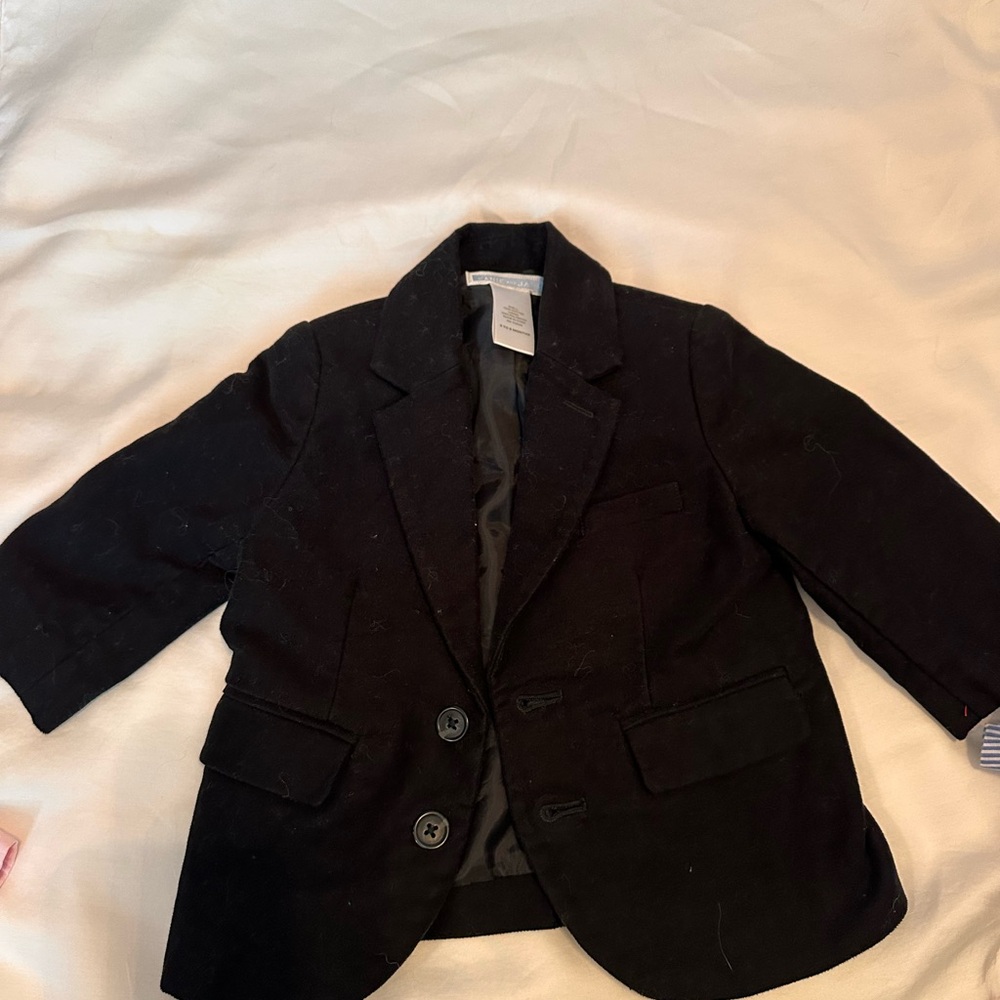 Kids Black Blazer Jacket - Janie and Jack